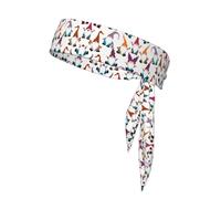 Xmas Funny Gnomes Elastic Head Tie Headband, Running Tennis Sports Workout Karate Sweatband for Men and Women