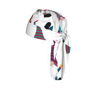 Xmas Funny Gnomes Print Helmet Skull Cap Quick Dry Bike Headwrap Lightweight Breathable One Size Adult Modern Beanie