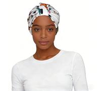 Xmas Funny Gnomes Print Printed Headscarf for Women Soft Stretch Turban Hat Lightweight Easy Fit Self Care Gift Durable