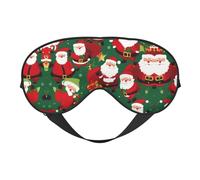 Xmas Funny Gnomes Print Sleeping Eye Cover Eyeshade for Men Women Plane Travel Nap Night Sleeping