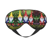 Xmas Funny Gnomes Print Sleeping Eye Cover Eyeshade for Men Women Plane Travel Nap Night Sleeping