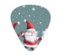 Xmas Funny Gnomes Printed Custom 12 Pieces Guitar Pick In A Box,The Pick Makes Sound Clear, Ukulele, Electric Bass (0.46 0.71 0.96mm)