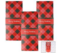 Xmas Gift Card Book, Handmade Waterfall Gift Card Holder, Personalized DIY Stocking Stuffers for Family, Friends & Coworkers - 3PCS