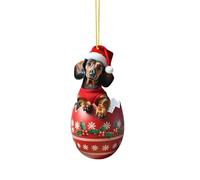 Xmas Gifts Christmas Tree Topper Christmas Hanging Ornament 2D Christmas Green Baby Pendant Christmas Cartoon Cute Baby Pendant Double Printed Acrylic Christmas Baby Hatching Pendant D Ornament
