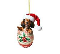Xmas Gifts Christmas Tree Topper Christmas Hanging Ornament 2D Christmas Green Baby Pendant Christmas Cartoon Cute Baby Pendant Double Printed Acrylic Christmas Baby Hatching Pendant D Ornament