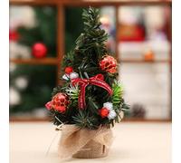 Xmas Gifts for Women Clearance 8 Inches Mini Christmas Tree Christmas Decoration Supplies Desktop Ornaments Scene Decoration Props Empty Hall Kitchen Ornaments Xmas Gifts
