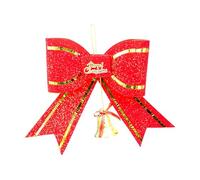 Xmas Gifts for Women Clearance Red And Gold Christmas Tree Bows Bow Decoration Gift Ornament Merry XMAS Christmas Tree Baubles Christmas Decorations
