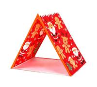 Xmas Gingerbread House Tent, Fun Gingerbread Christmas Tent Playhouse, Lightweight Detachable Christmas Gingerbreads-House Tents, Small Size Xmas Holiday Dreams Home for Boys and Girls (A)