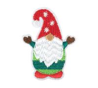 Xmas Gonk Motif - sew on or iron on embroidered patch applique