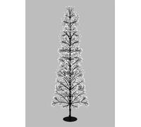 Xmas Haus 1.5M 2000 Ww Micro Led Black Tree