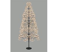 Xmas Haus 1.8m 2250 Gold Micro Led Black Firework Tree