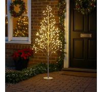 Xmas Haus 150cm 180 Warm White/w Micro Led Tree White 5M Lead