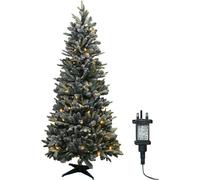 Xmas Haus 2.1M Pre-lit 150Ww Pop Up Frosty Pine Xmas Tree Led Colour Warm White