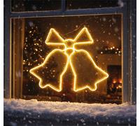 Xmas Haus 60Cm Led Neon Christmas Bell 120 Warm White Led Outdoor Timer