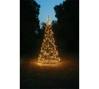 Xmas Haus All surface 2.5m 720 Warm White Led Tree - 10% Twinkle in Black | Size: 1 Pack Xmas Haus Black 1 Pack