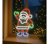 Xmas Haus Christmas Santa LED Neon Lights with USB Festive, Safe, Easy to Use, Perfect for Home Décor