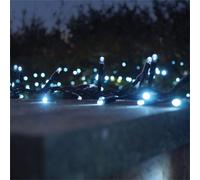 Xmas Haus Cluster Lights Black Rubber ip65 Cool White 5M Xmas Haus Black