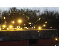 Xmas Haus Cluster Lights Black Rubber IP65 Warm White 10M Xmas Haus Black