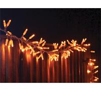 Xmas Haus Cluster Lights White Rubber IP65 5m /250 LED Copper Gold Xmas Haus White