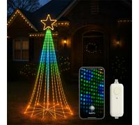 Xmas Haus Cone Tree RGB APP Control 18 String 804 LED 2.4M