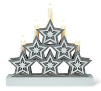 Xmas Haus Festive Star Candle Light Effect