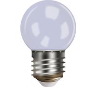 Xmas Haus G45 Bulb, E27 Base, Milky Plastic Cover Warm White in Clear Xmas Haus Clear