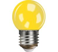 Xmas Haus G45 Bulb, E27 Base, Plastic Cover Yellow Xmas Haus Yellow