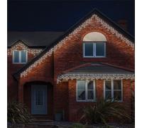 Xmas Haus Icicle Lights 60/40/20 Drop White 5m/120 LED Cool White Xmas Haus White