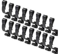 XMAS HAUS Large Gutter Hooks Clips for Mounting Hanging Securely Outdoor Christmas Festive Decorations, String and Fairy Lights (Pack of 16)