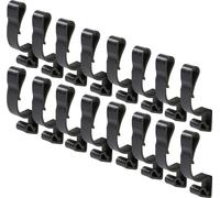 Xmas Haus Large Gutter Hooks Pack of 16 Black