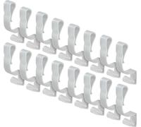 Xmas Haus Large Gutter Hooks Pack of 16 in White Xmas Haus White