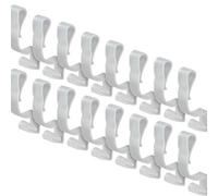 Xmas Haus Large Gutter Hooks Pack Of 16 White