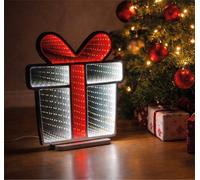 Xmas Haus Led Infinity Light Gift Box Multicolour Indoor Christmas Decor Timer