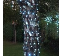 Xmas Haus Led String Lights Black Rubber Cool White 15M Xmas Haus Black