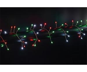 Xmas Haus Mini Cluster Light Smart Rgb, 10M Silver Wire Hello Fairy App Control And Handheld Remote Control