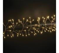 Xmas Haus Mini Cluster Lights Warm White LED 24m Silver Wire Xmas Haus Silver