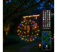 Xmas Haus Rgb Mini Seed Led Multifunction Black Foldable Ball Light