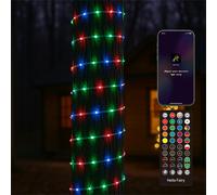 Xmas Haus RGB Mini Seed LED Multifunction String Lights APP Control & Multifunction Handheld Remote 24m