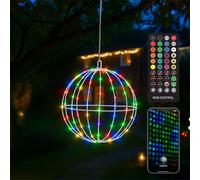 Xmas Haus Rgb Mini Seed Led Multifunction White Foldable Ball Light