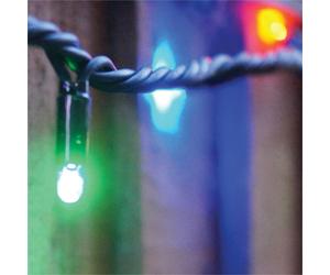 Xmas Haus String Lights Black Rubber IP65 10m/80 LED Colour Change Xmas Haus Black