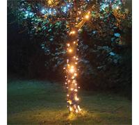 Xmas Haus String Lights Black Rubber IP65 10m/80 LED Copper Gold Xmas Haus Black