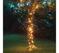 Xmas Haus String Lights Black Rubber IP65 10m/80 LED Warm White Xmas Haus Black