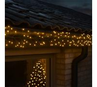 Xmas Haus Warm White Multifunction Micro Led Silver Wire Cluster Lights
