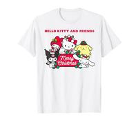 Xmas Hello Kitty Melody Festive Winter Christmas Retro Love T-Shirt