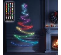 Xmas House 2D Flat Christmas Tree, RGB, App and Remote Control, Indoor or Outdoor, Festive Holiday Decoration