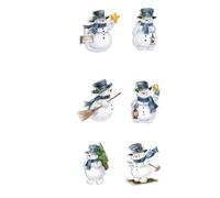 Xmas Ornament Christmas Magnetic Refrigerator Magnet Snowman Gnome Holiday Decoration Magnetic Garage Door Sticker Artistic Tree Ornaments for Festive Decoration