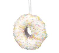 Xmas Ornament Decorations Christmas Tree Ornaments Simulation Donuts Bread Cake Food Dessert Decoration Props Pendant Decor Indoor Home Party Gifts