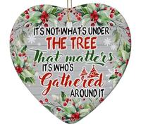Xmas Ornament It'S Not What Under The Trees Christmas Ornaments Flat Decor For Girls Holiday Outdoor