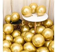 Xmas Ornaments 10/20/30pcs 12inch Christma Balloon Gold Green Red Latex Happy Christmas Theme Party Decoration Xmas Pattern Christmas Décor(GOLD_10PCS)