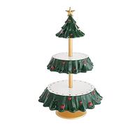 Xmas Ornaments for Tree Christmas Tree with Snacks and Fruit Trays On The Table Shelf Home Indoor Outdoor Table Holiday Party Decor